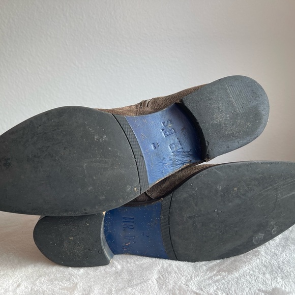 Aldo Men's Dark Brown Suede Chukka Ankle Boots with Side Zip - Picture 13 of 13